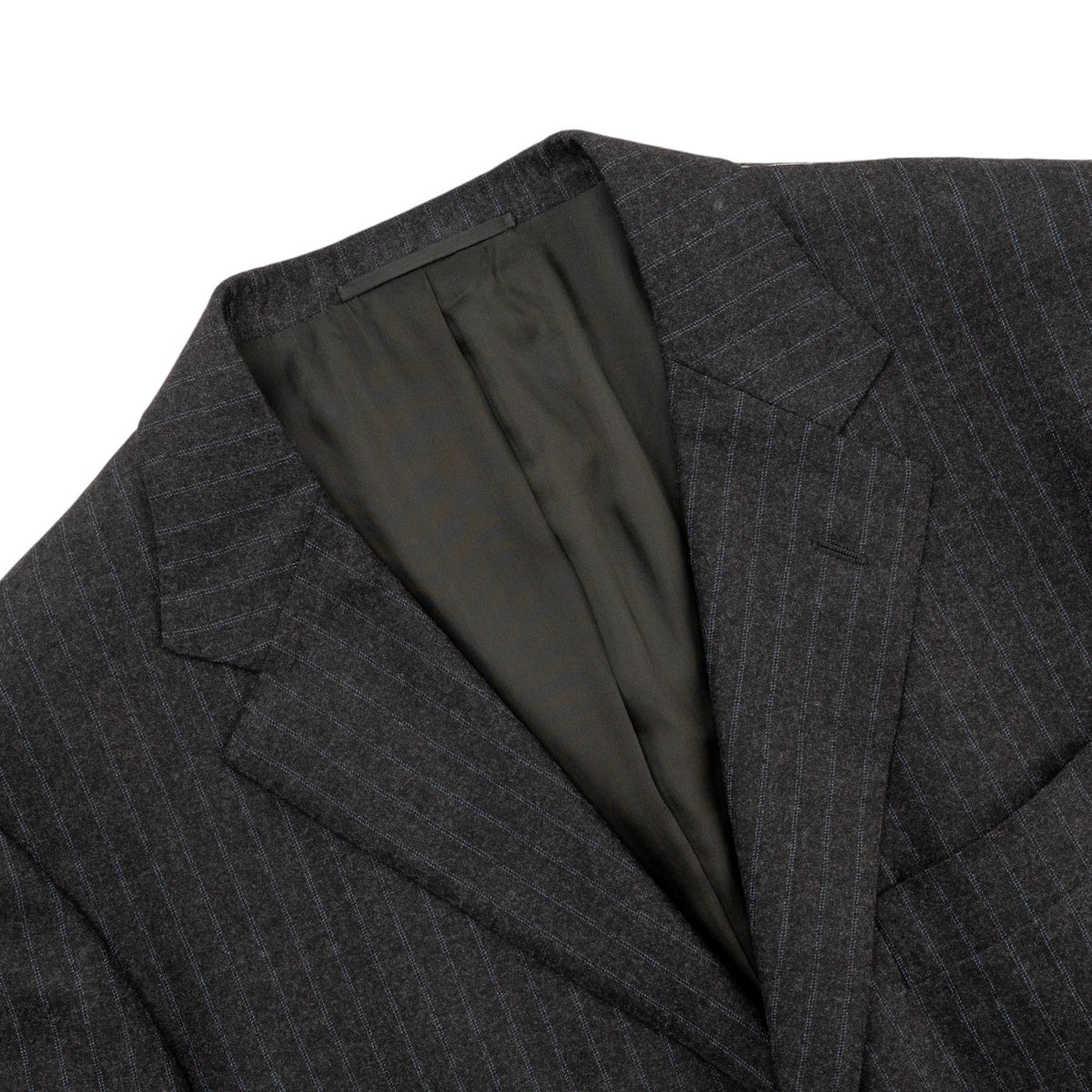 2800$ SARTORIO NAPOLI by KITON Dark Gray 3/2 Roll Suit Wool 120's 42 US / 52 IT