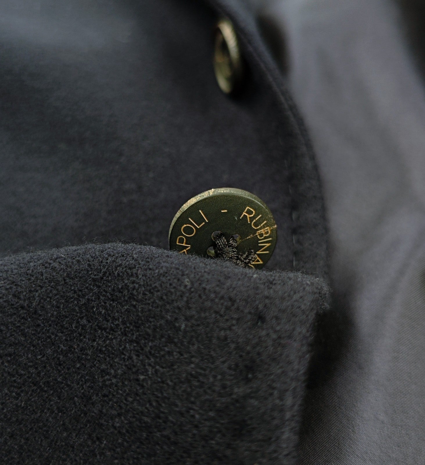 $1870 RUBINACCI NAPOLI "Skyfall" Blue Navy Jacket Wool 36 US / 46 EU