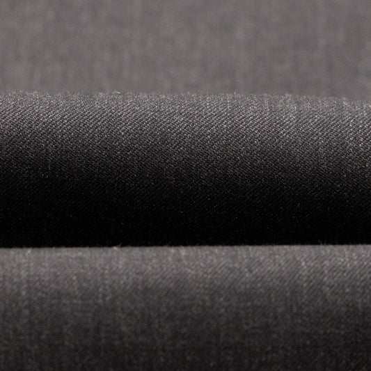 $2400 RAFFAELE CARUSO Dark Gray 3/2 Roll Suit Fine Wool 110's 42 US / 52 EU
