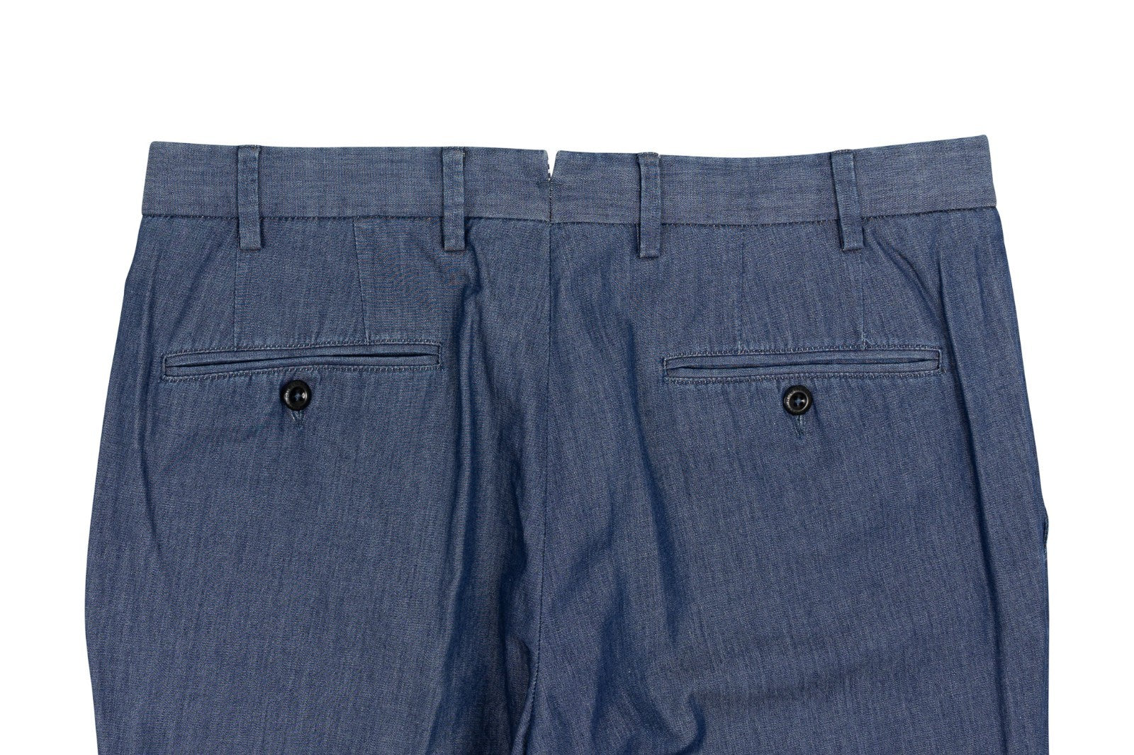 620$ RUBINACCI NAPOLI Denim Blue Trouser Pant Stretch Cotton 30 US / 46 EU