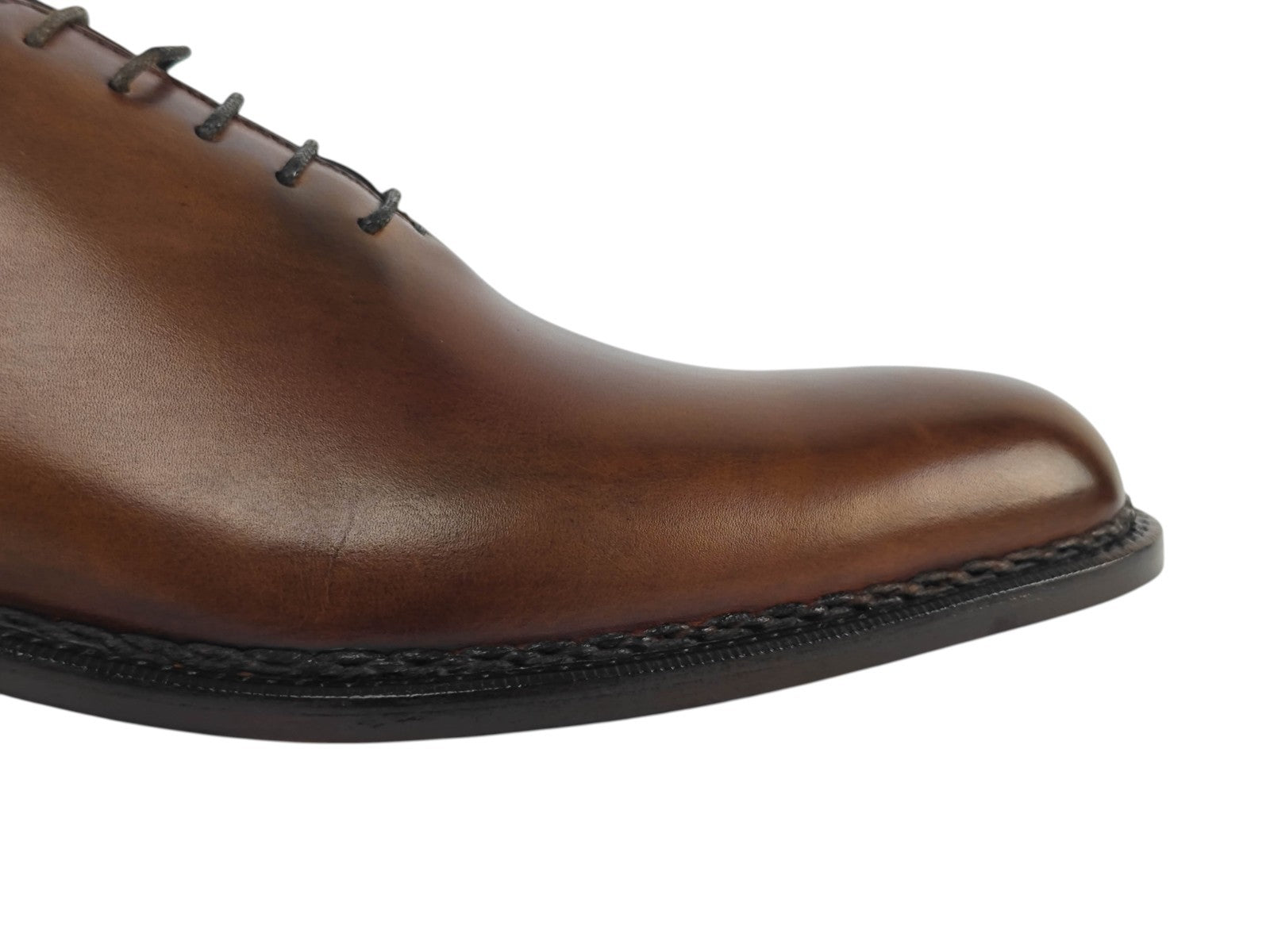 1850$ TESTONI "Piuma" Calf Delavè Oxford Shoes Norwegian Construction 9 UK 43 IT