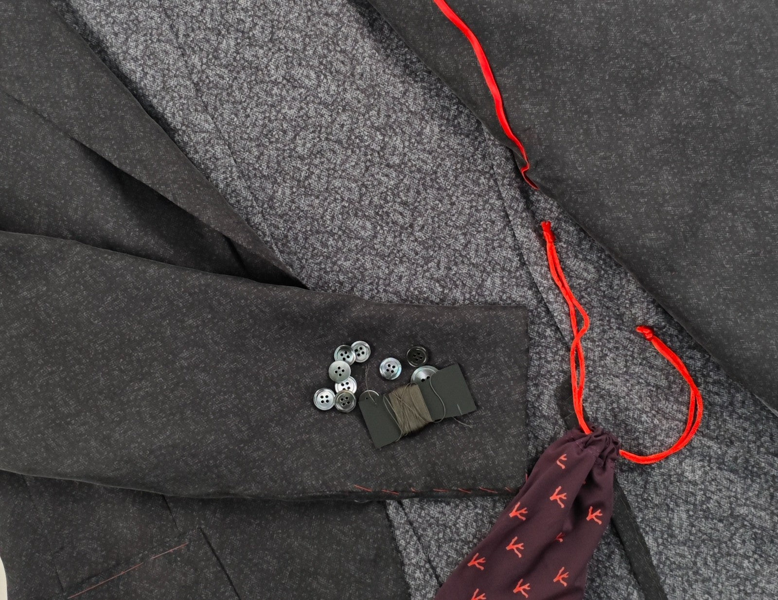 $5500 ISAIA NAPOLI "MARADONA 10" Gray Hand Sewn Jacket Sport Coat 100% Silk