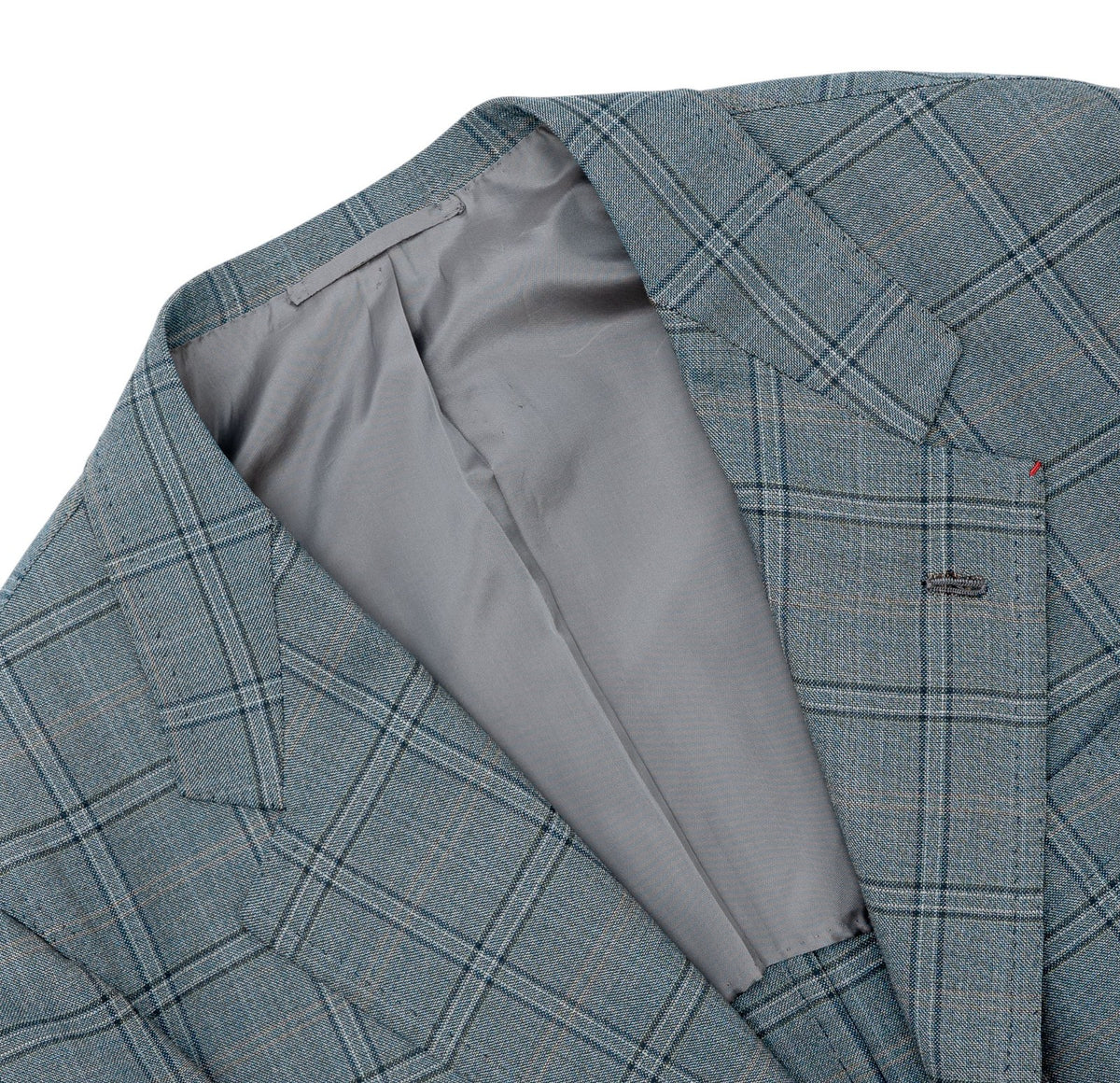Sartoria DALCUORE NAPOLI Total Hand-Sewn Jacket Sport Coat Wool 130's Dusty Blue
