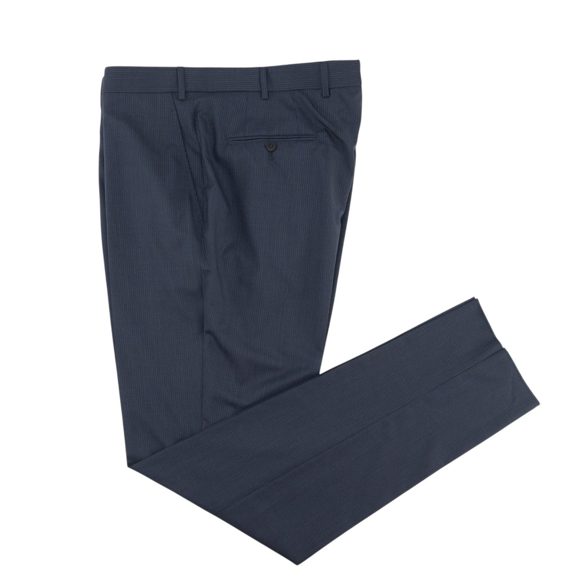 $6850 ISAIA NAPOLI "Capri" Blue Suit Extrafine Wool / Silk 46 US / 56 EU 7R