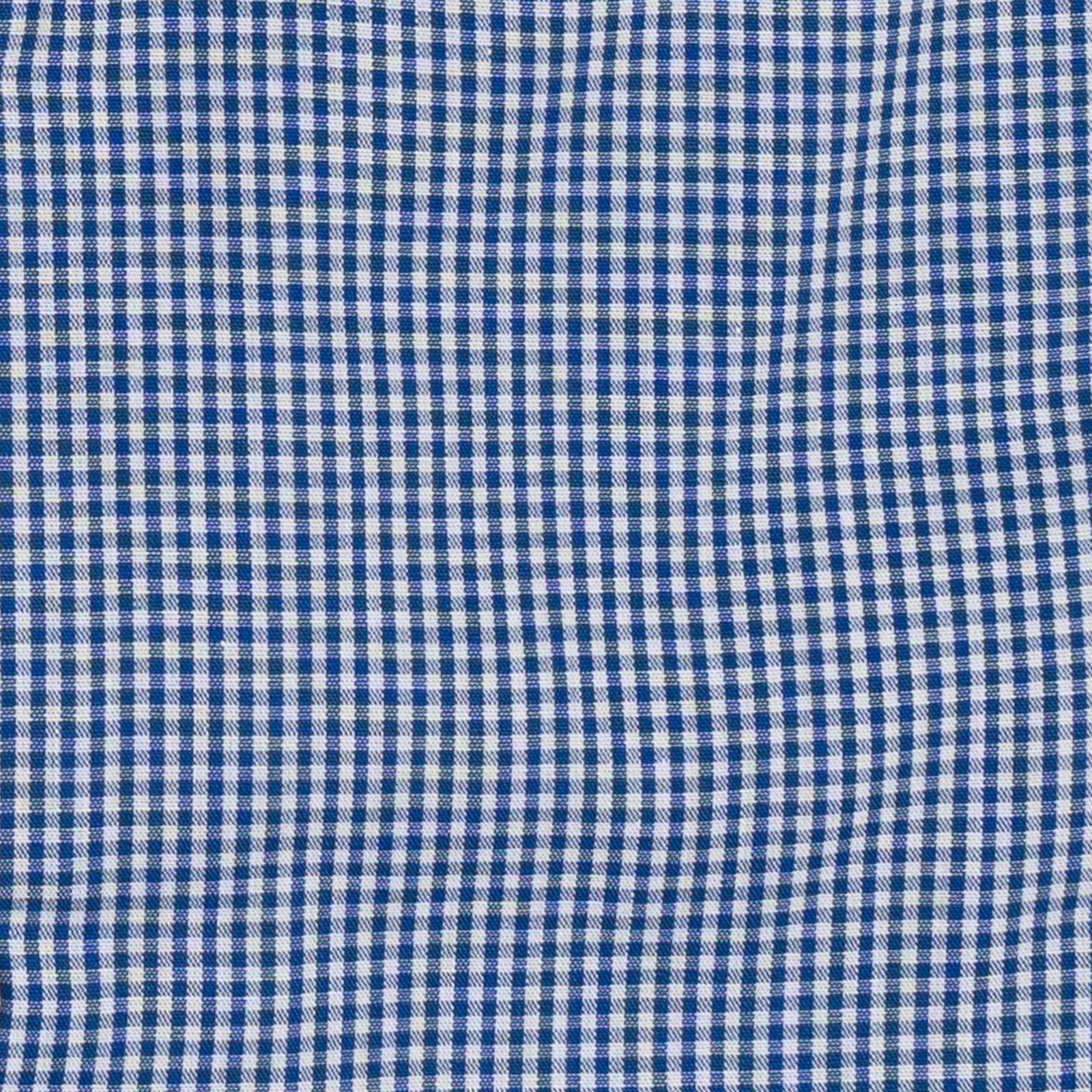 670$ RUBINACCI NAPOLI "Wall Street" White / Blue Hand-Sewn Dress Shirt Cotton