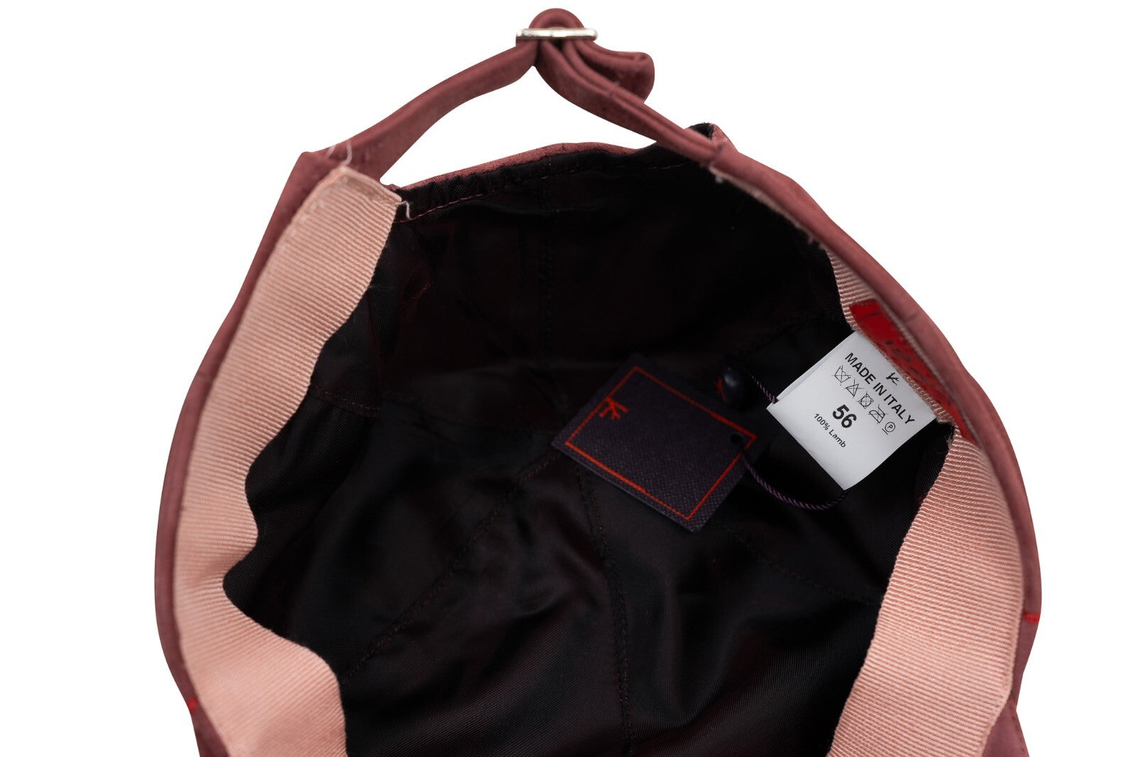 $2500 ISAIA NAPOLI Moro Backpack Travel Bag Weekender Bag Leather Lambskin