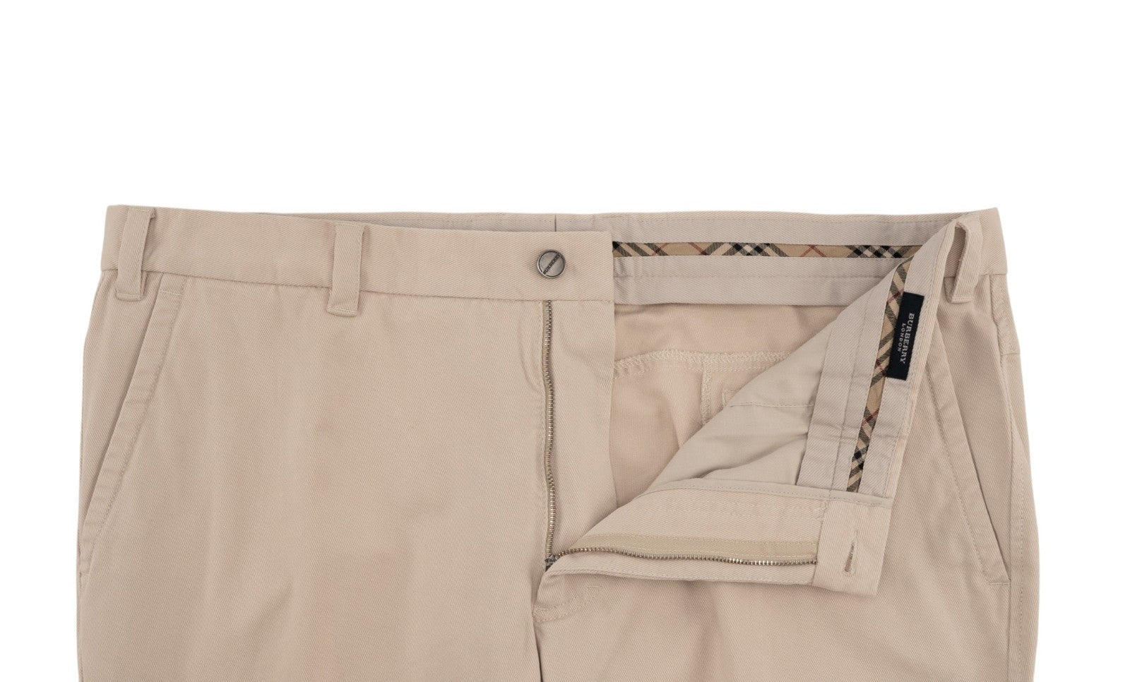 700$ BURBERRY Beige Chino Pant Cotton Regular Fit 44 US / 60 EU - Made in Italy