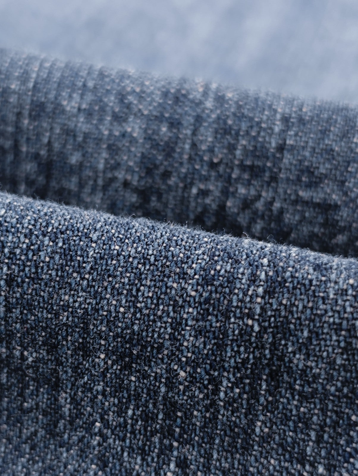730$ ISAIA NAPOLI Denim Western Shirt Hand-Sewn Blue Cotton 15.75 - 40