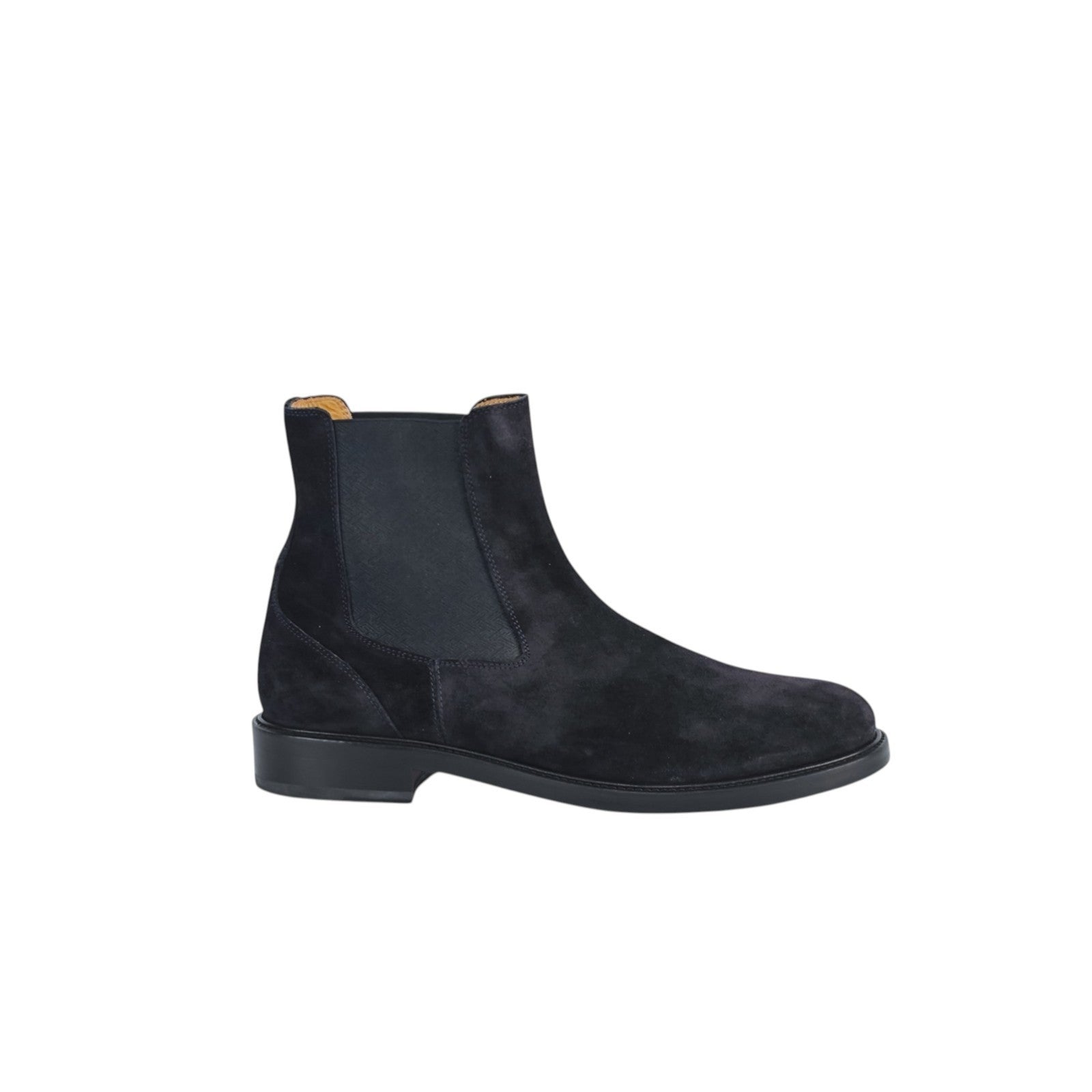 1350$ TESTONI "Vietri" Blue Chelsea Boot Shoes Eco Suede 8 UK / 9 US / 42 IT