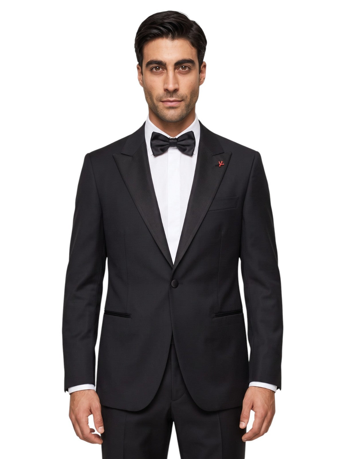 $7450 ISAIA "Sanita" Blue Midnight Tuxedo Suit Wool Aquaspider 42 US / 52 EU 8L