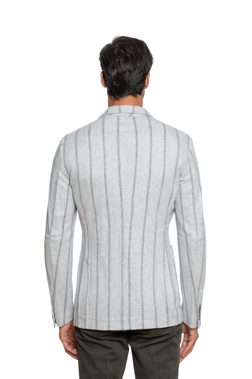 800$ DELLA CIANA CASHMERE Casual Jacket Flannel Merinos / Cashmere  38 US  48 EU