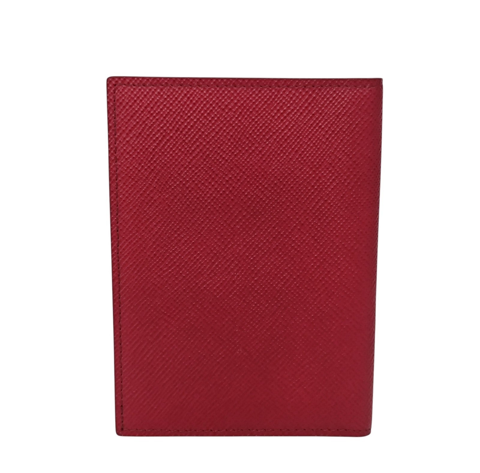 220$ PINEIDER FIRENZE 1774 Passport Holder Saffiano Grain Calf Noble Red