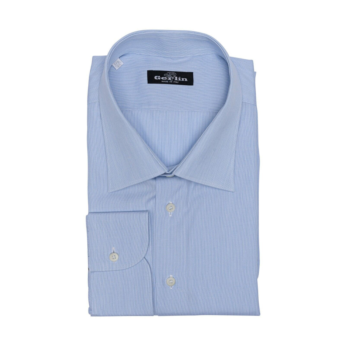 690$ LUXURY GERLIN Shirt Light Blue THOMAS MASON Cotton 1AO ZILLI