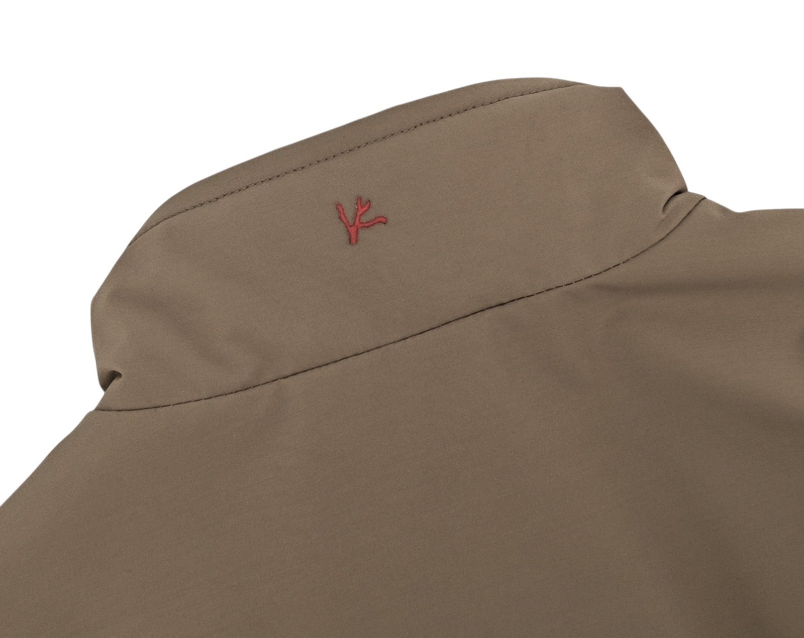 $3500 ISAIA NAPOLI Varsity Padded Bomber Jacket Beige Techno Wool 38 US / 48 EU