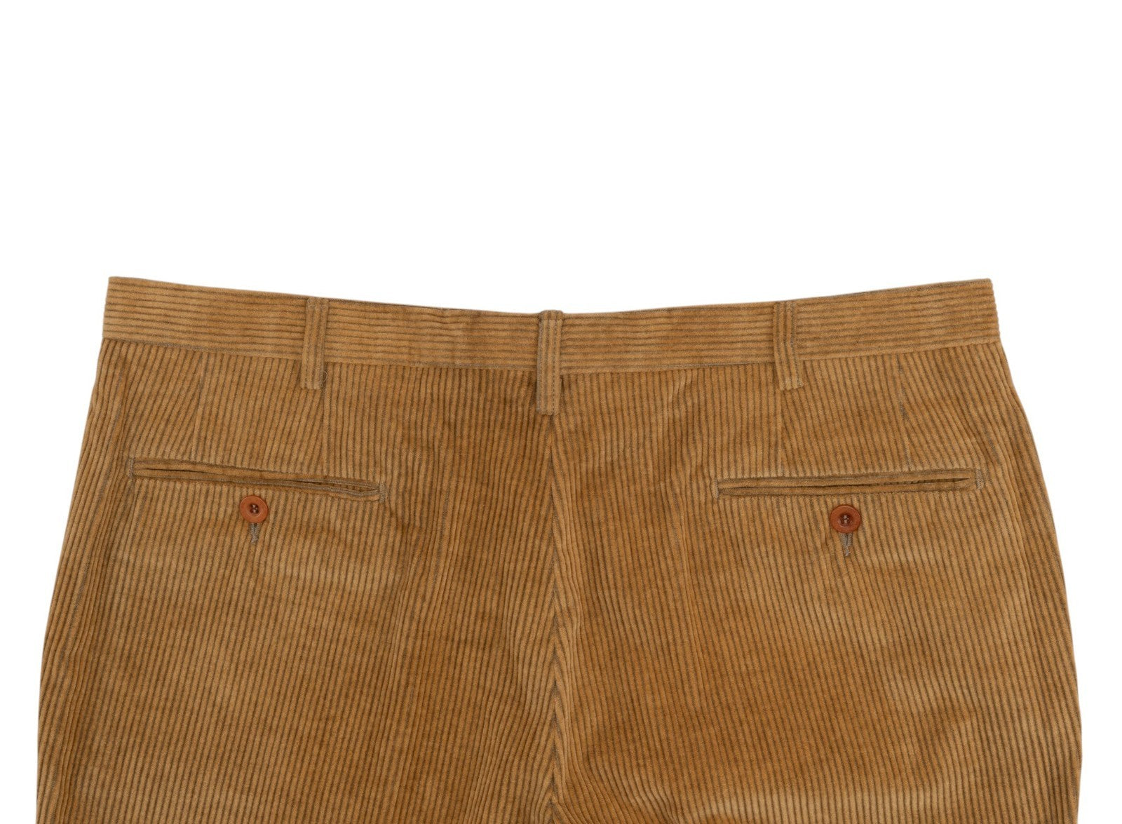 780$ ETRO MILANO Caramel Brown Corduroy Cotton Pant Straight Leg 38 US / 54 EU