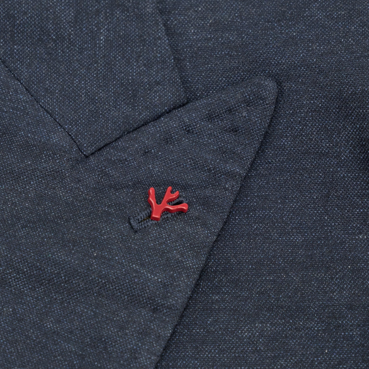 $6250 ISAIA "Capri" Blue Double Breasted Suit Hand-Sewn Cotton Comfort Project