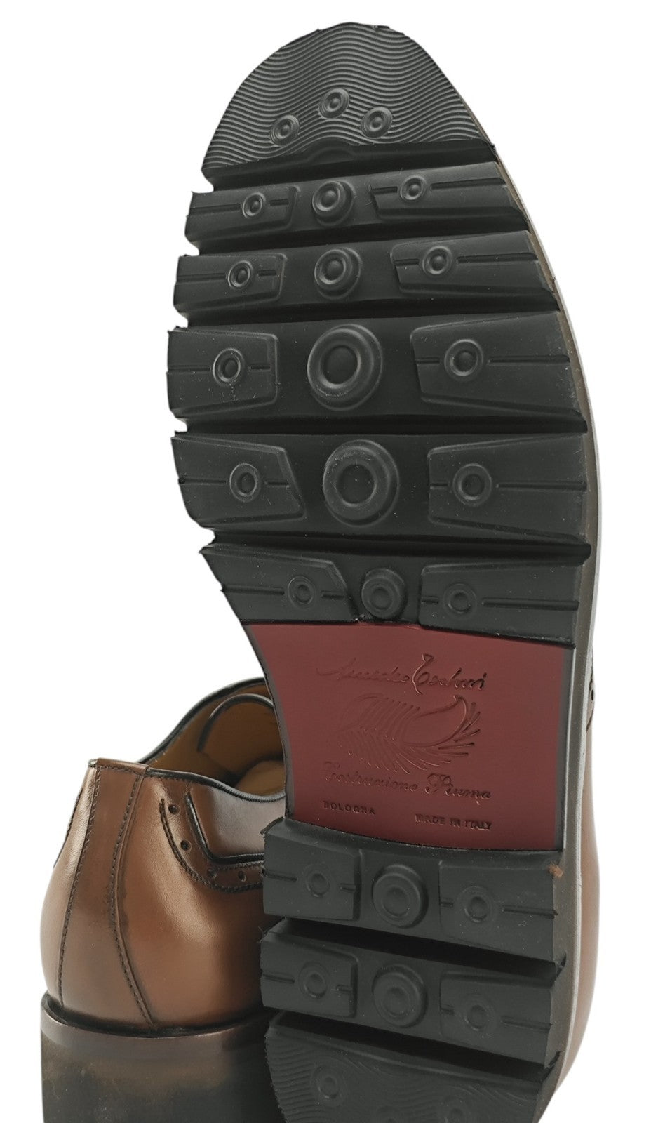 1200$ TESTONI "Udine" Piuma Construction Derby Shoes Calf 8 UK / 9 US / 42 IT