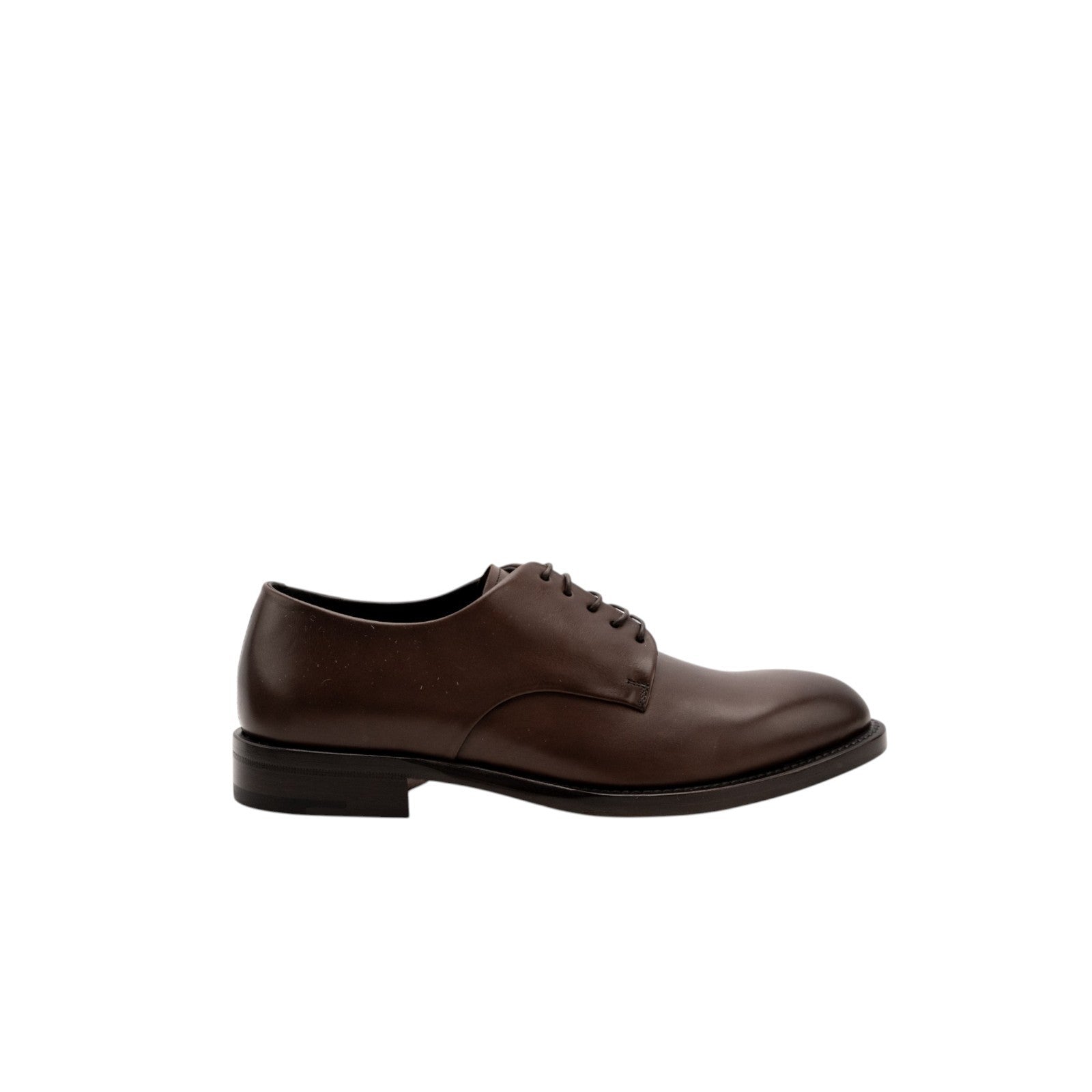 1220$ GIORGIO ARMANI Derby Shoes Constructio Blake Brown Leather 5 UK 6 US 39 IT