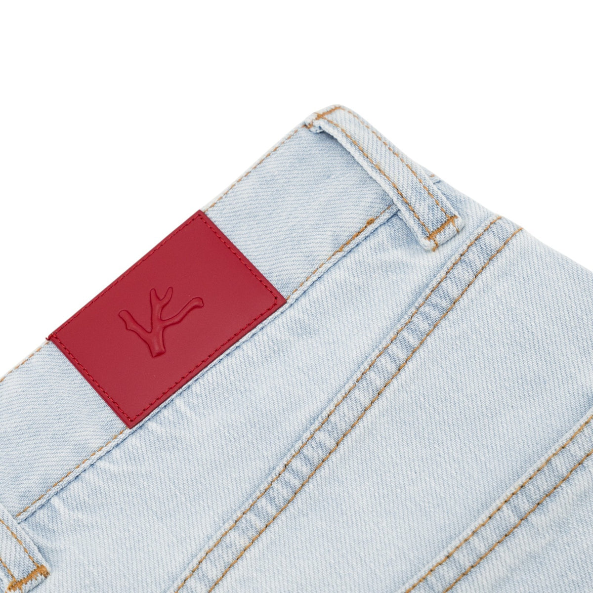 795$ ISAIA Light Blue Denim Jeans 5 Pocket Pant Cotton Wide Flare  24 US 40 EU