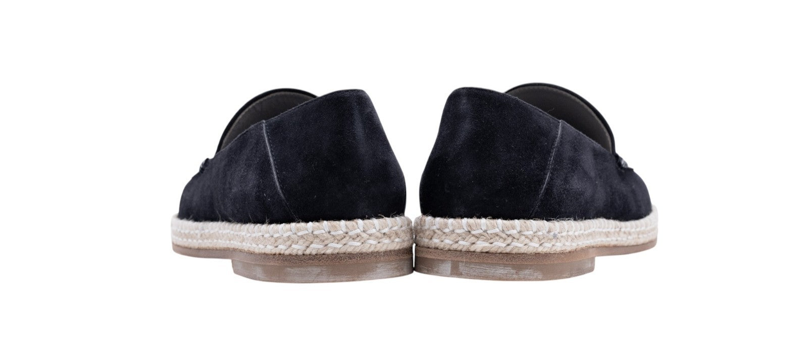 ISAIA NAPOLI Blue Goatskin Suede Loafers Espadrilles 6.5 UK / 7.5 US / 40.5 IT