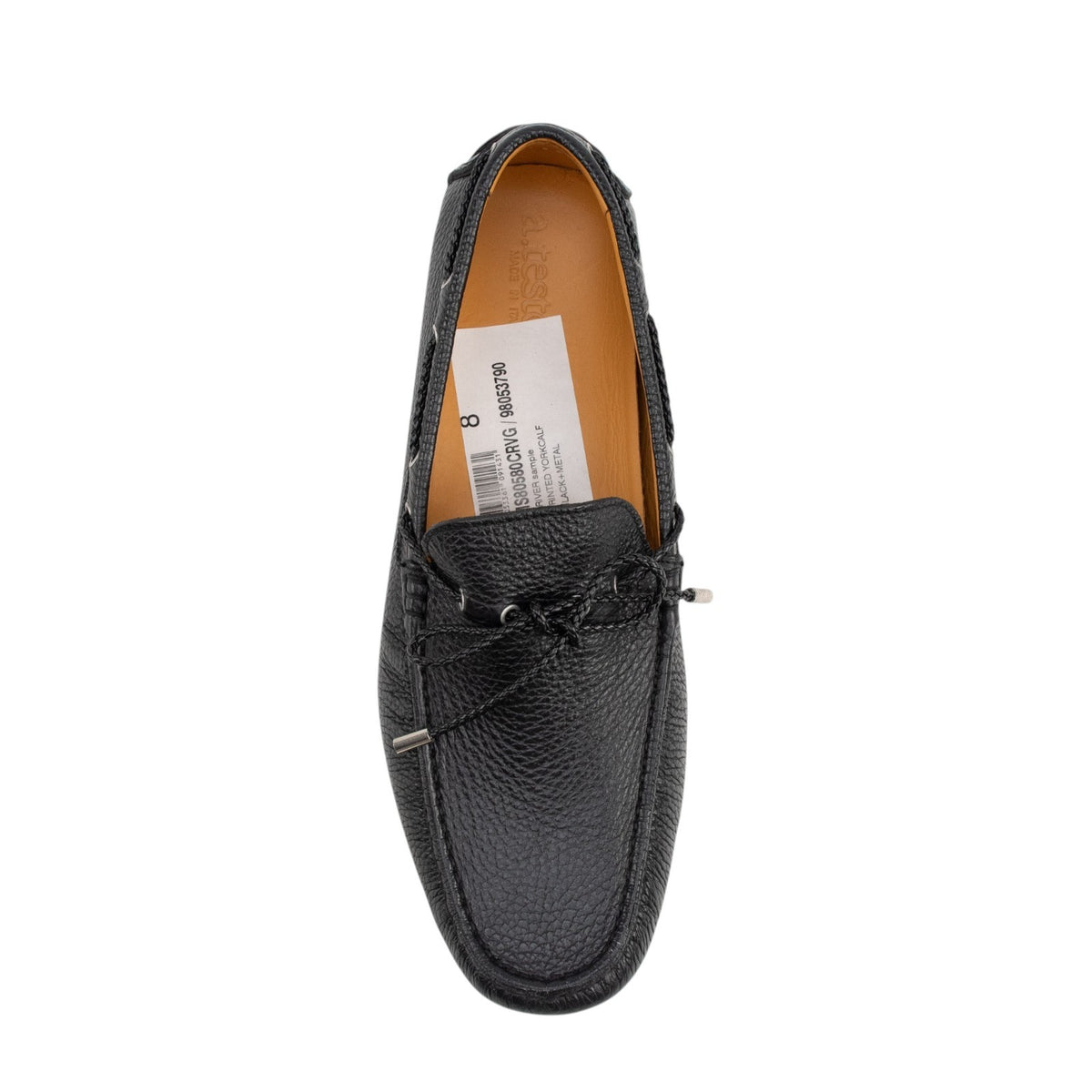 1200$ TESTONI Driver Loafer Shoes YorkCalf Black 8 UK / 9 US / 42 IT