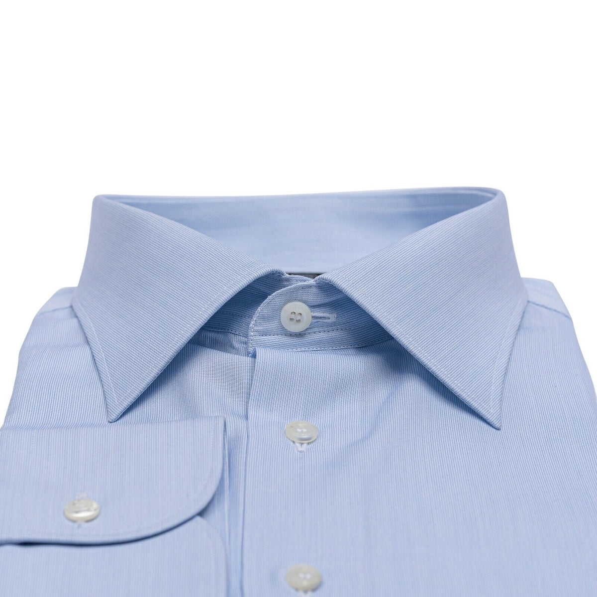 690$ LUXURY GERLIN Shirt Light Blue THOMAS MASON Cotton 1AO ZILLI