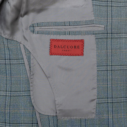 Sartoria DALCUORE NAPOLI Total Hand-Sewn Jacket Sport Coat Wool 130's Dusty Blue