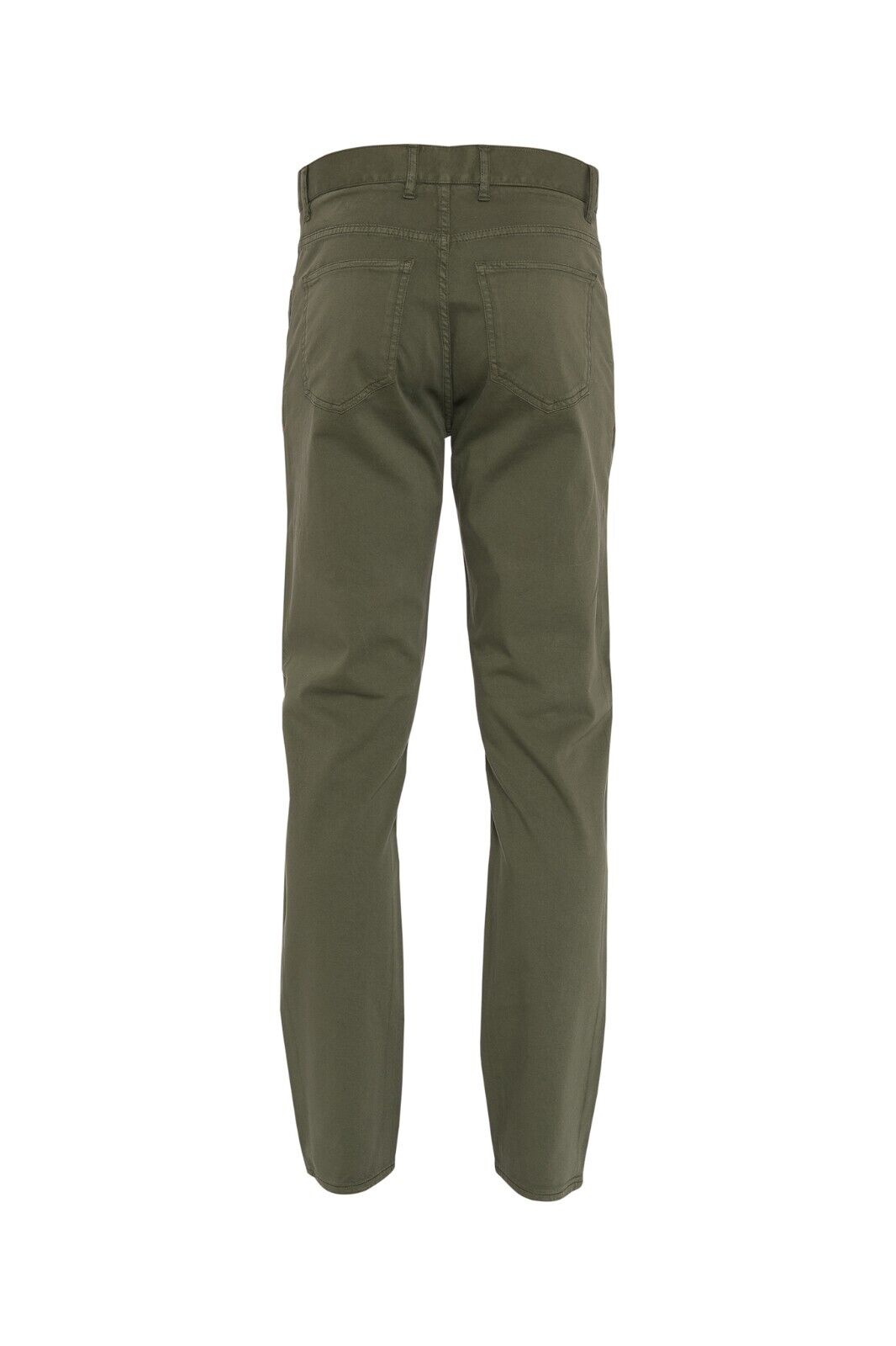 850$ ISAIA NAPOLI Green 5 Pockets Trousers Pant Soft Cotton / Cashmere