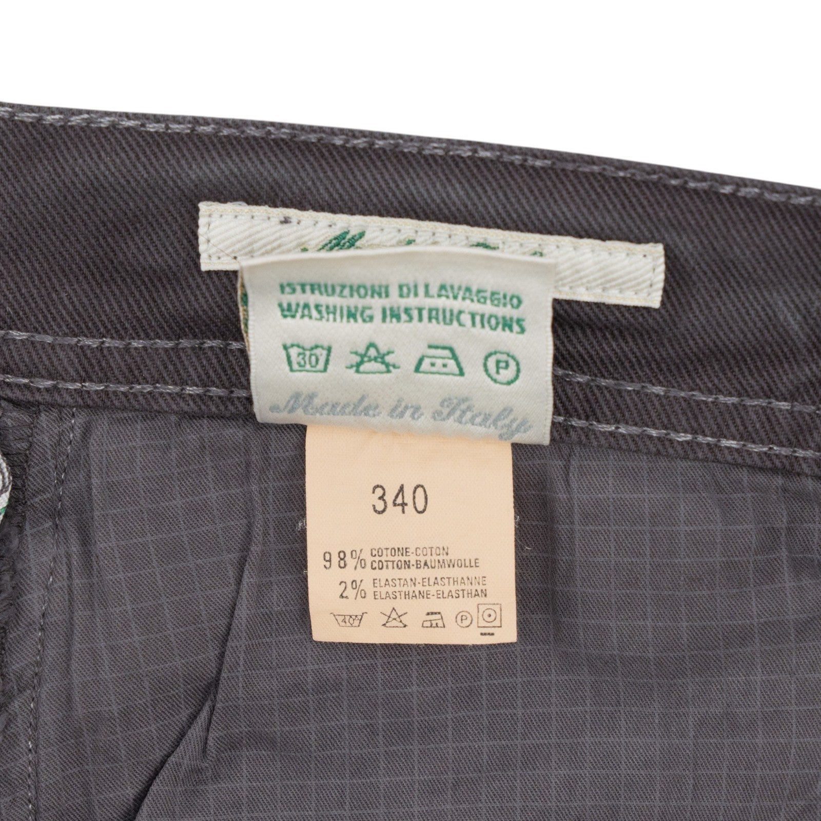 415$ LUIGI BORRELLI NAPOLI Washed Plum Denim Jeans Pant Cotton 36 US / 52 EU