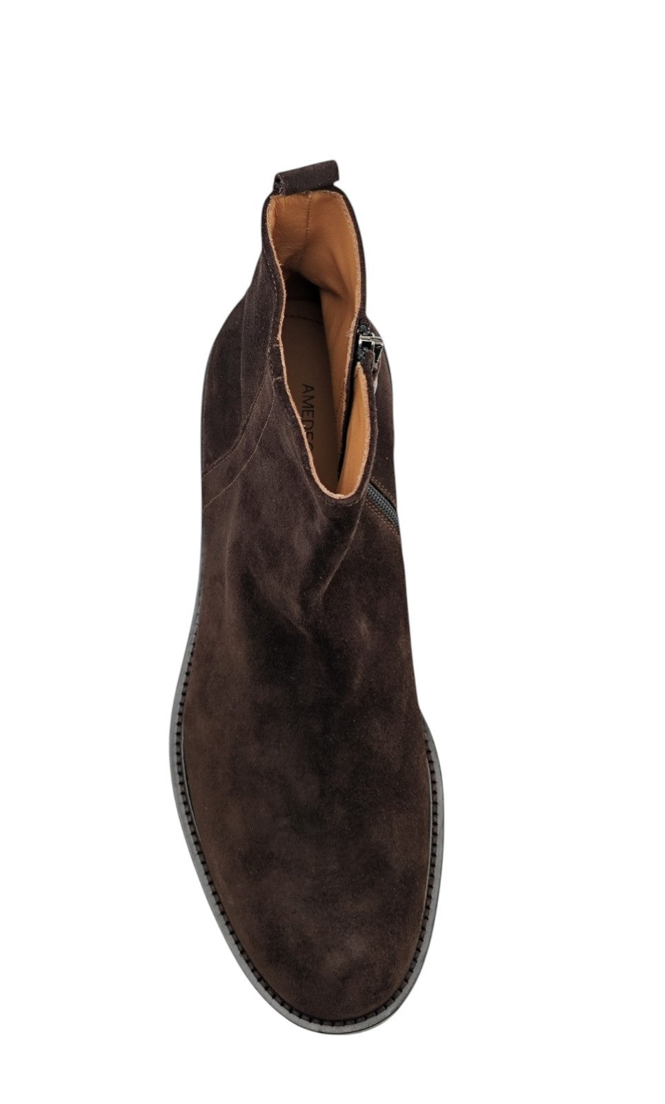 1450$ TESTONI "Camogli" Cigar Zip Boot Shoes Suede 8 UK / 9 US / 42 IT