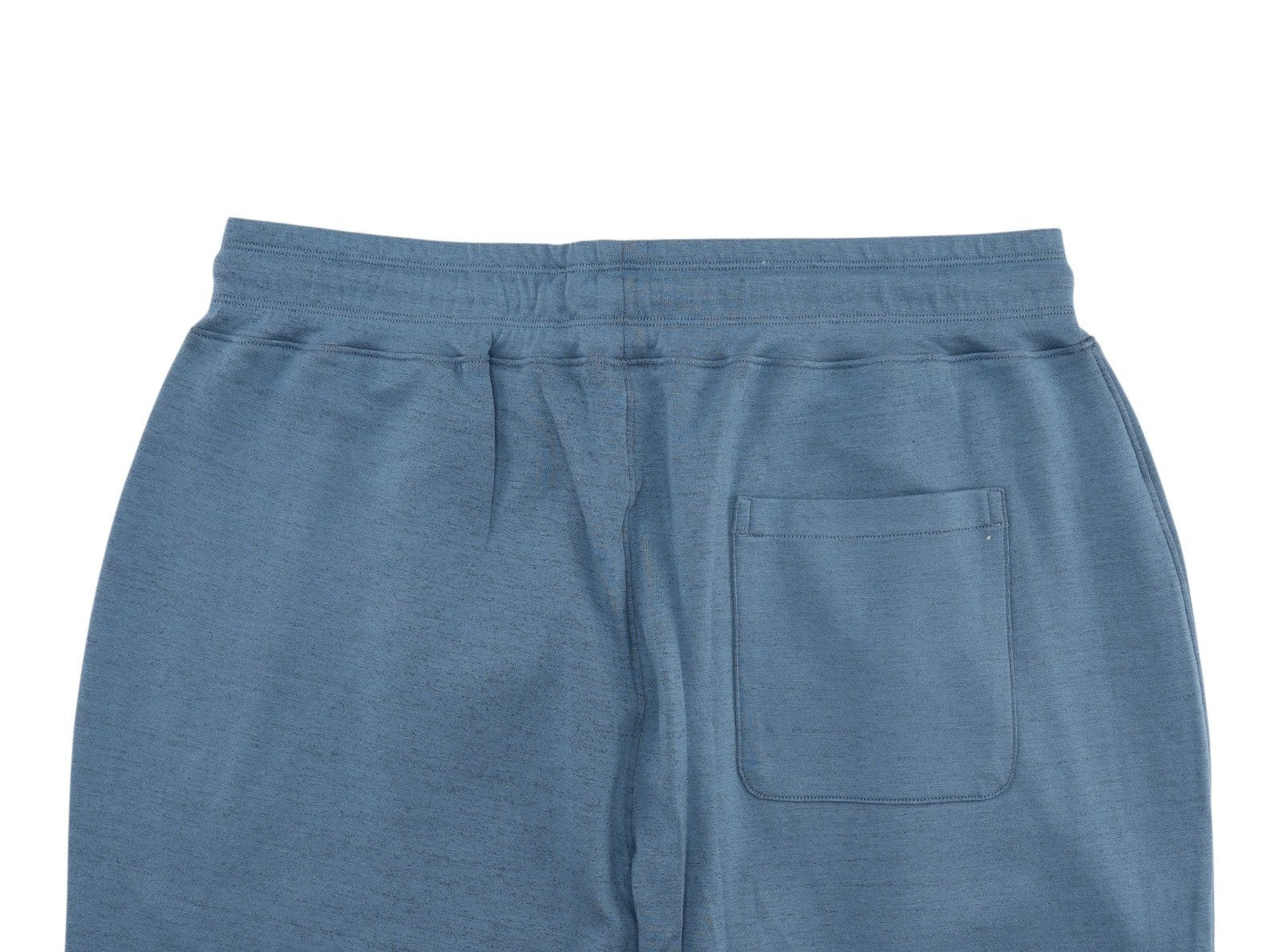 1100$ ISAIA NAPOLI Aviator Blue Drawstring Track Pant Jersey Cotton Size M