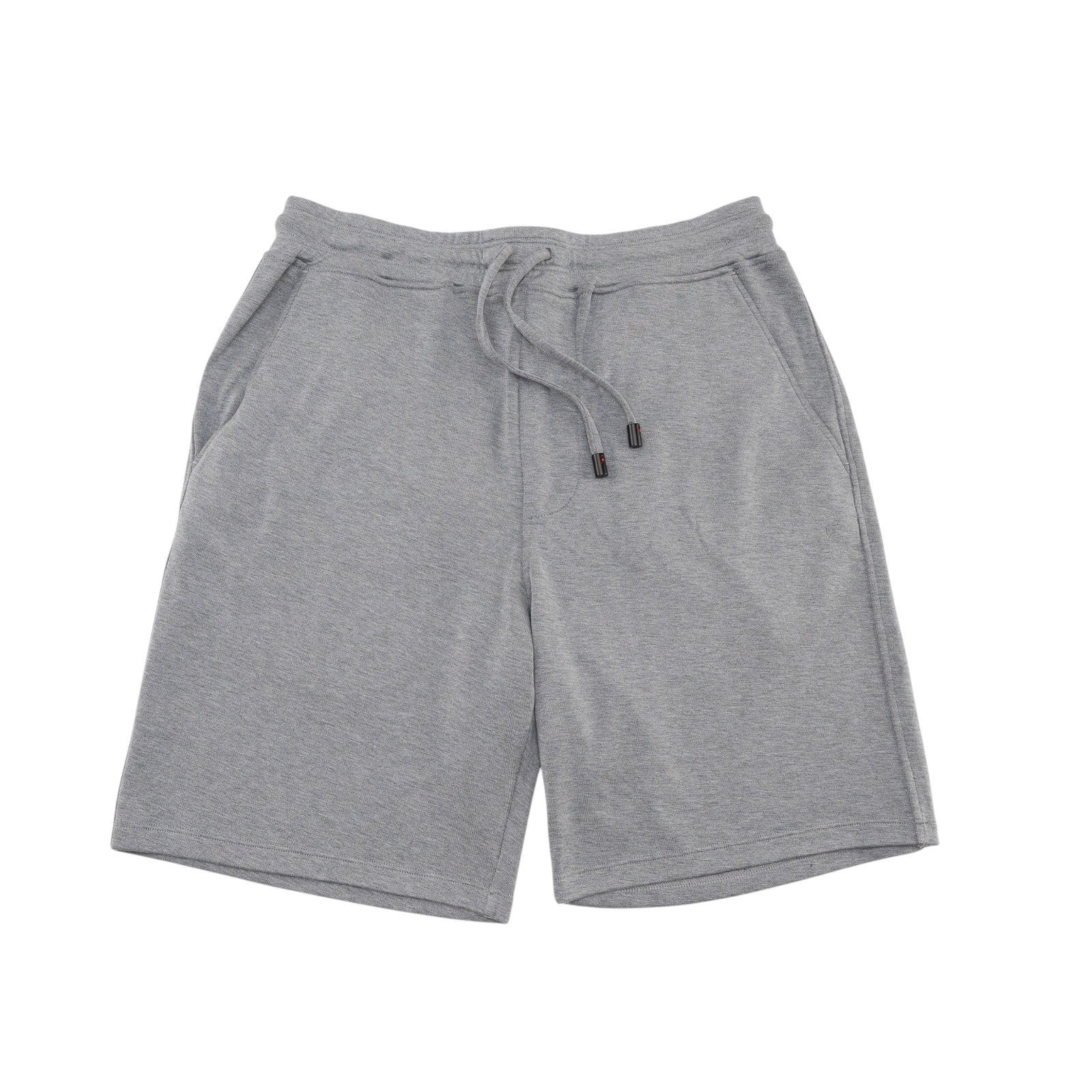 1100$ ISAIA NAPOLI Gray Drawstring Short Track Pant Silk / Cotton Size M