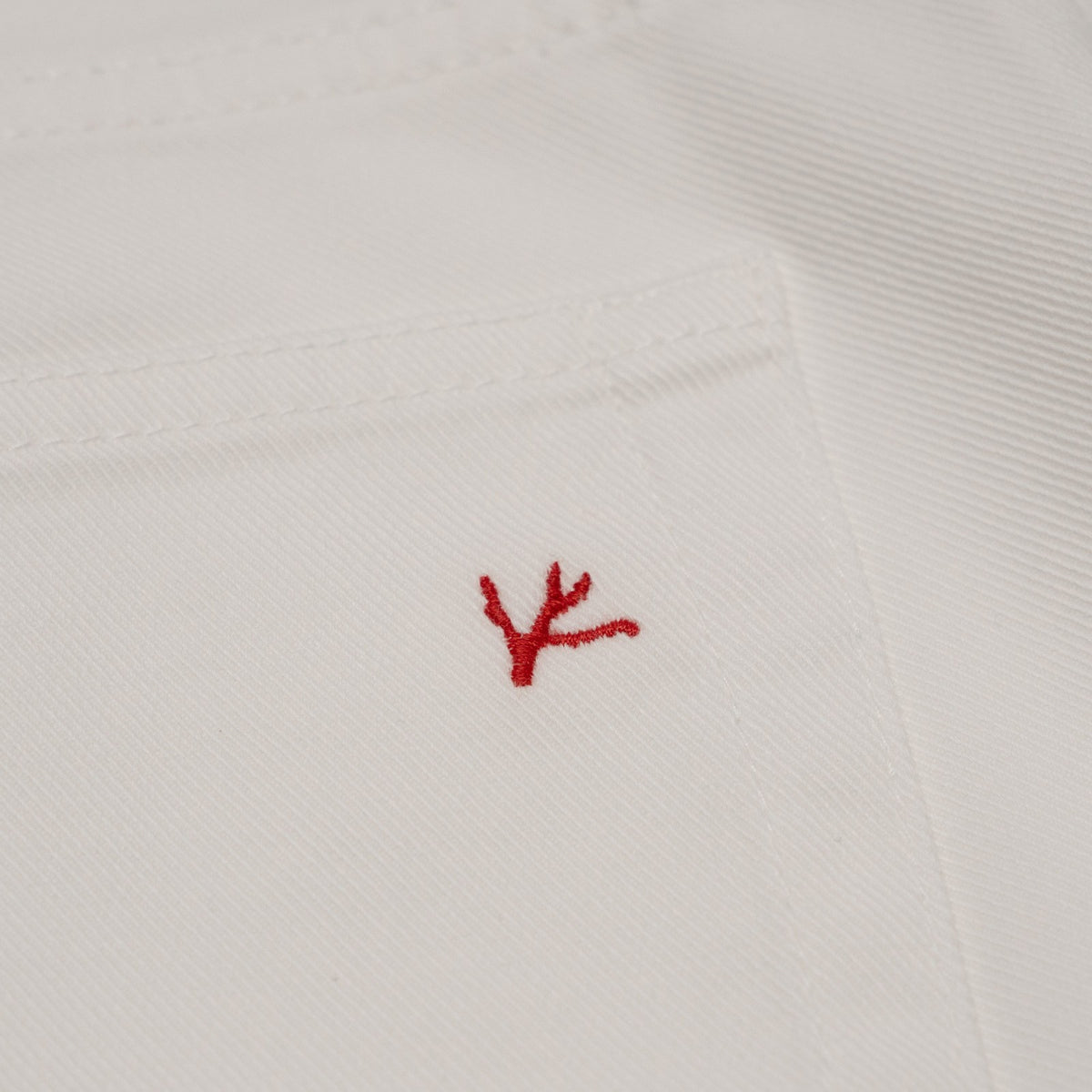 690$ ISAIA NAPOLI White 5 Pockets Denim Jeans Pant Cotton Slim Fit 34 US / 50 EU