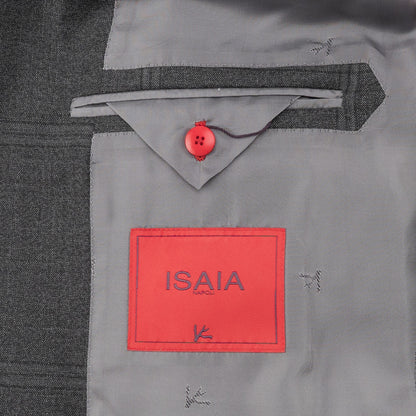 $6600 ISAIA NAPOLI "Marechiaro" Gray Suit Fine Wool 4 Season 46 US / 56 EU 7R