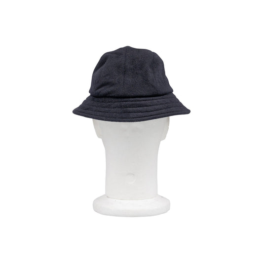 250$ RUBINACCI NAPOLI Blue Navy Made in England Wool Bucket Hat