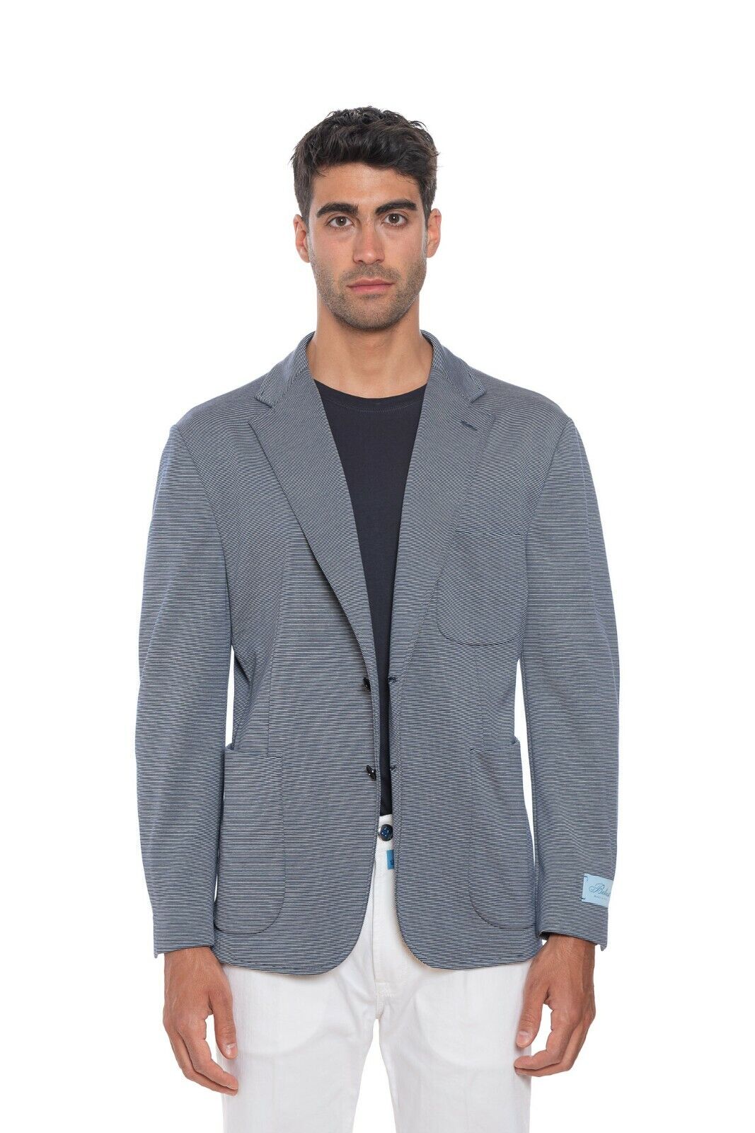 1750$ BELVEST Jacket Blazer Wool / Cotton "MARINARO" 44 US / 54 EU 8R Slim Fit