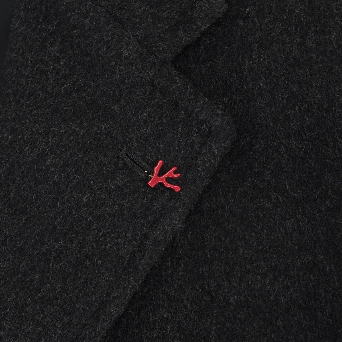 7200$ ISAIA NAPOLI Dark Gray Overcoat Coat Wool  40 US / 50 IT