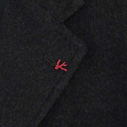 7200$ ISAIA NAPOLI Dark Gray Overcoat Coat Wool  40 US / 50 IT
