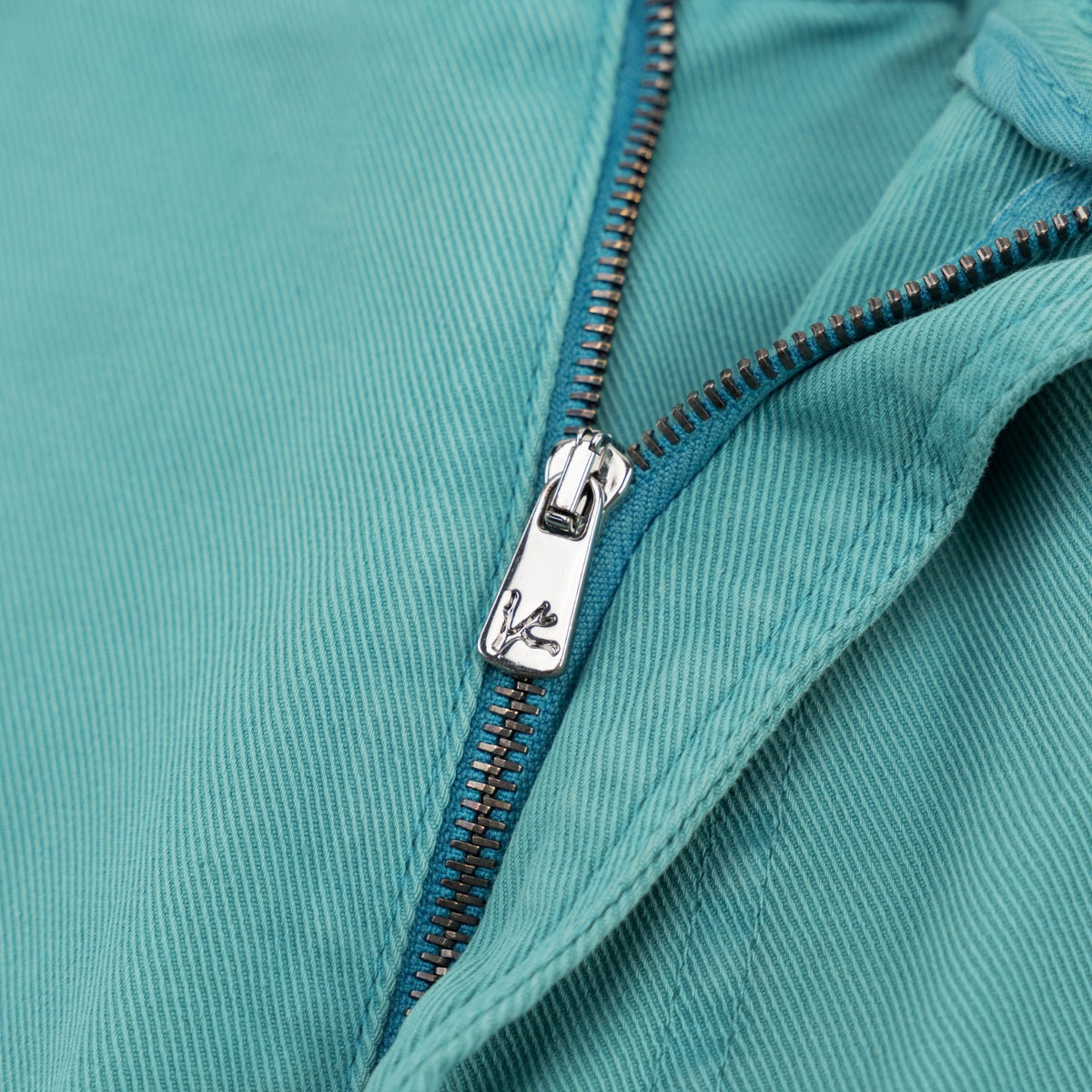 690$ ISAIA NAPOLI Turquoise 5 Pockets Pant Denim Cotton 46 US / 56 EU