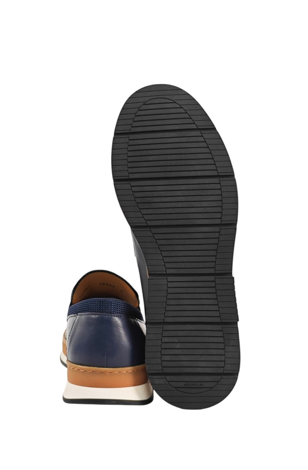 850$ TESTONI "Livorno" SlipOn Casual Loafer Blue Calf 8 UK / 9  US / 42 IT