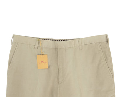 780$ ETRO MILANO Sand Corduroy Cotton Pant Straight Leg - Made in Italy