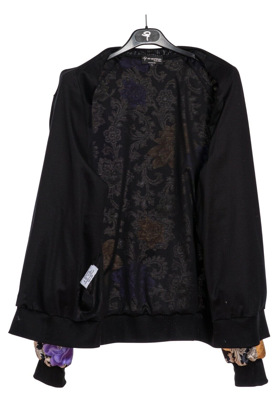 Limited Edition 2850$ GERLIN Jacket Bomber Floral 100% Silk Size L  BIJAN