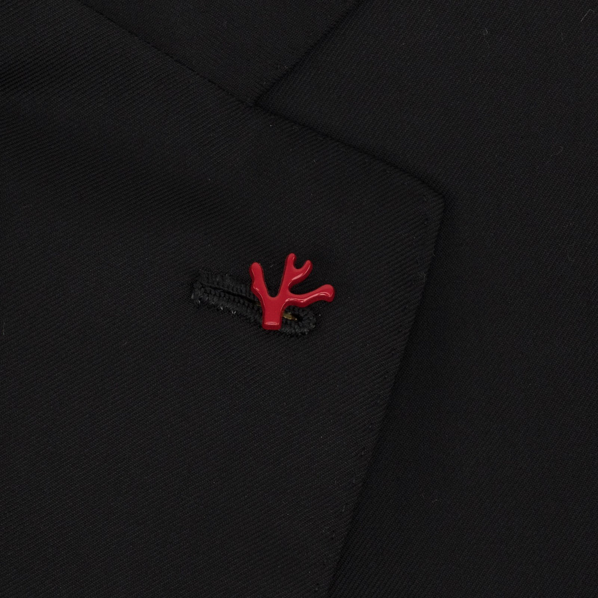 $7050 ISAIA "Gregorio" Black Hand-Sewn Suit Fine Wool 4 Seaon 38 US / 48 EU 7R
