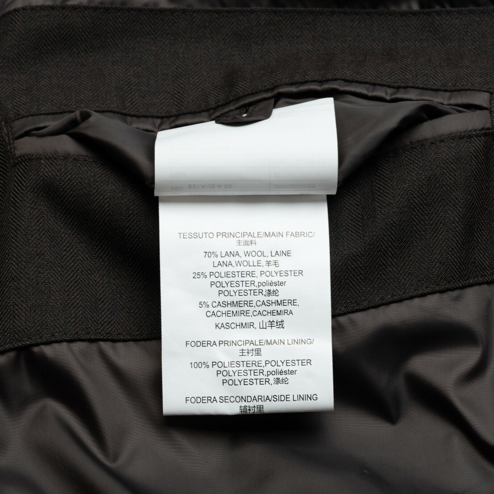 1100$ CORNELIANI Coat Grey Double Breasted Wool / Cashmere 40 US / 50 EU Regular