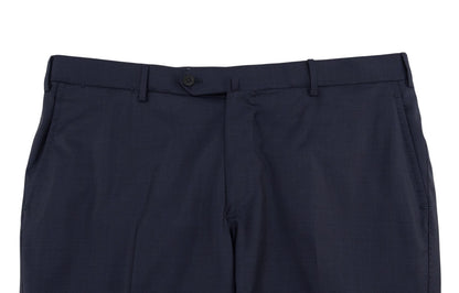 $7150 ISAIA "Marechiaro" Dark Blue Suit Wool 170's & Silk 44 US / 54 EU 8R