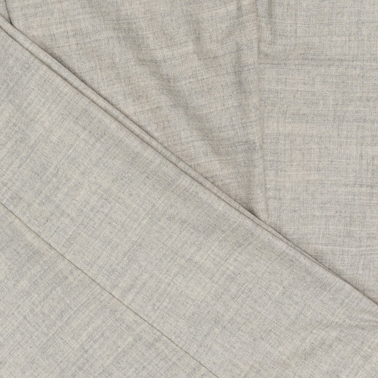 670$ RUBINACCI NAPOLI "Manny" Gray Flannel Wool High Rise Pant 34 US / 50 EU