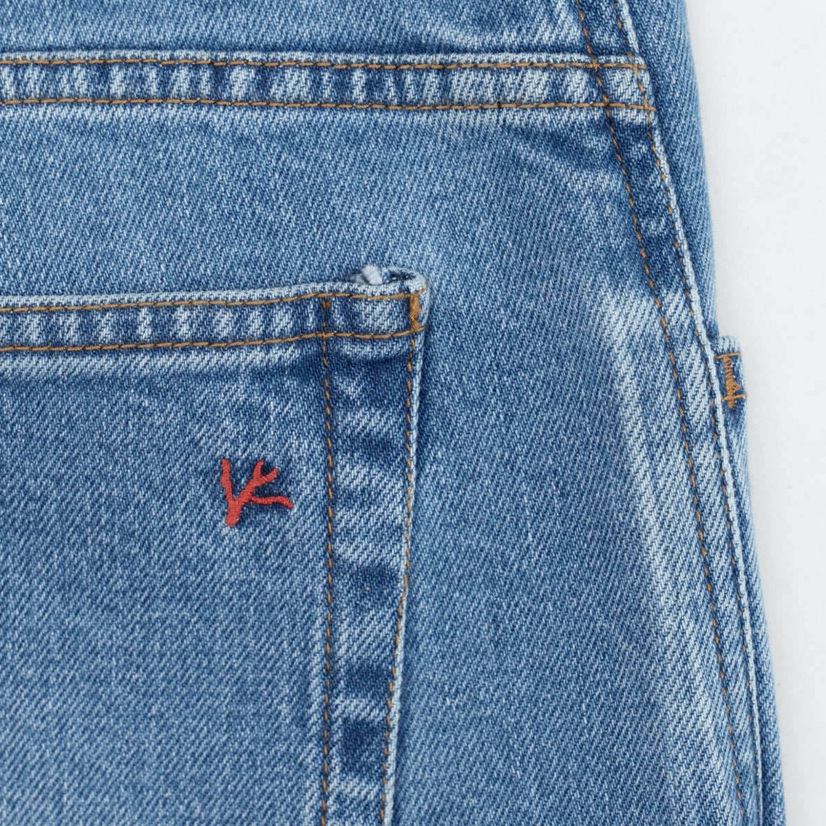 715$ ISAIA NAPOLI Washed Denim Jeans 5 Pockets Cotton Regular Fit 38 US / 54 IT