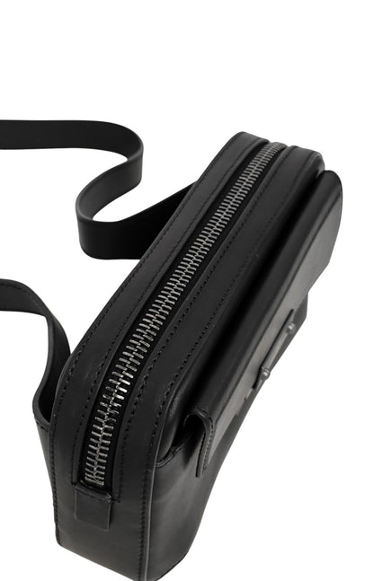 1070$ PINEIDER FIRENZE 1774 "Metro Smooth" Bumbag Belt Bag Calf Black