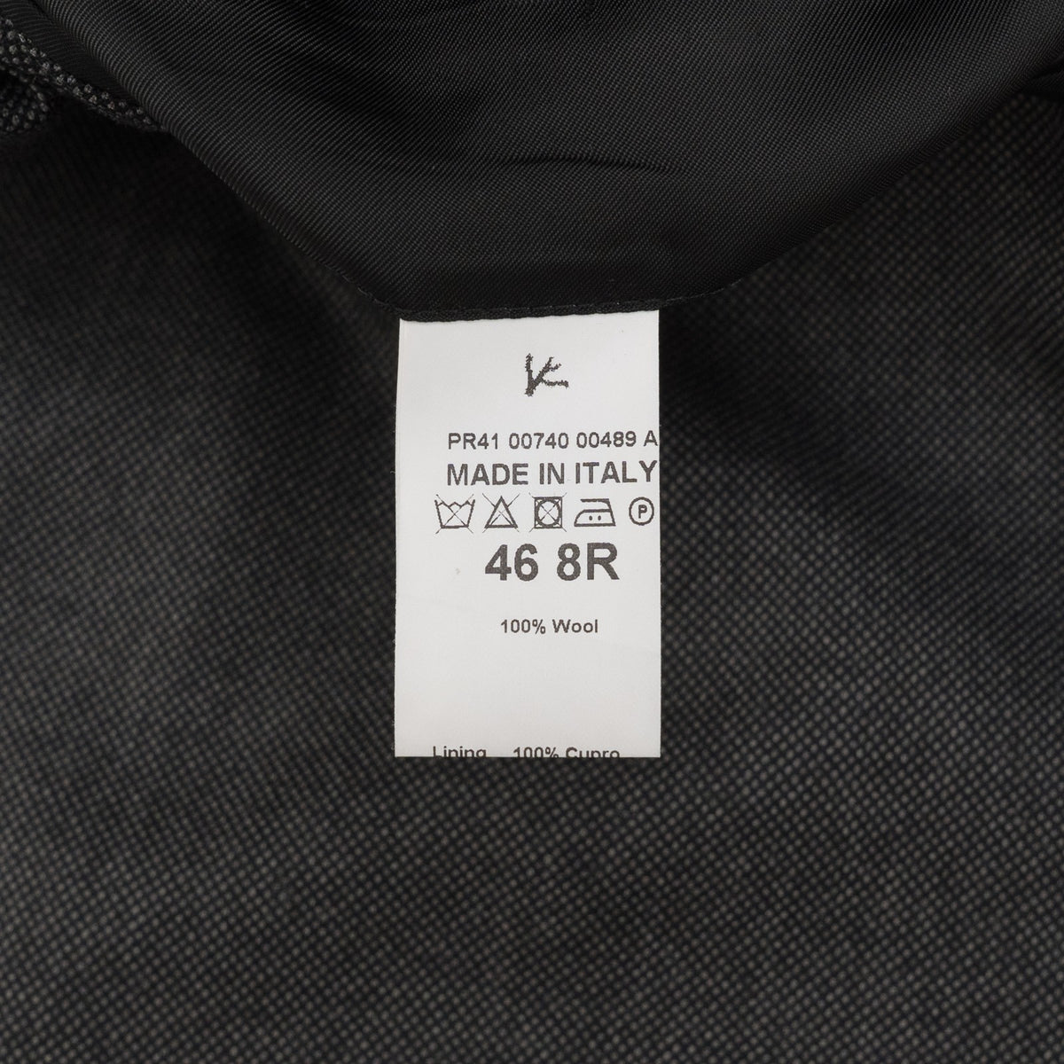 $6700 ISAIA NAPOLI "Capri" Gray Suit Fine Wool Grisaglia 36 US / 46 EU 8R