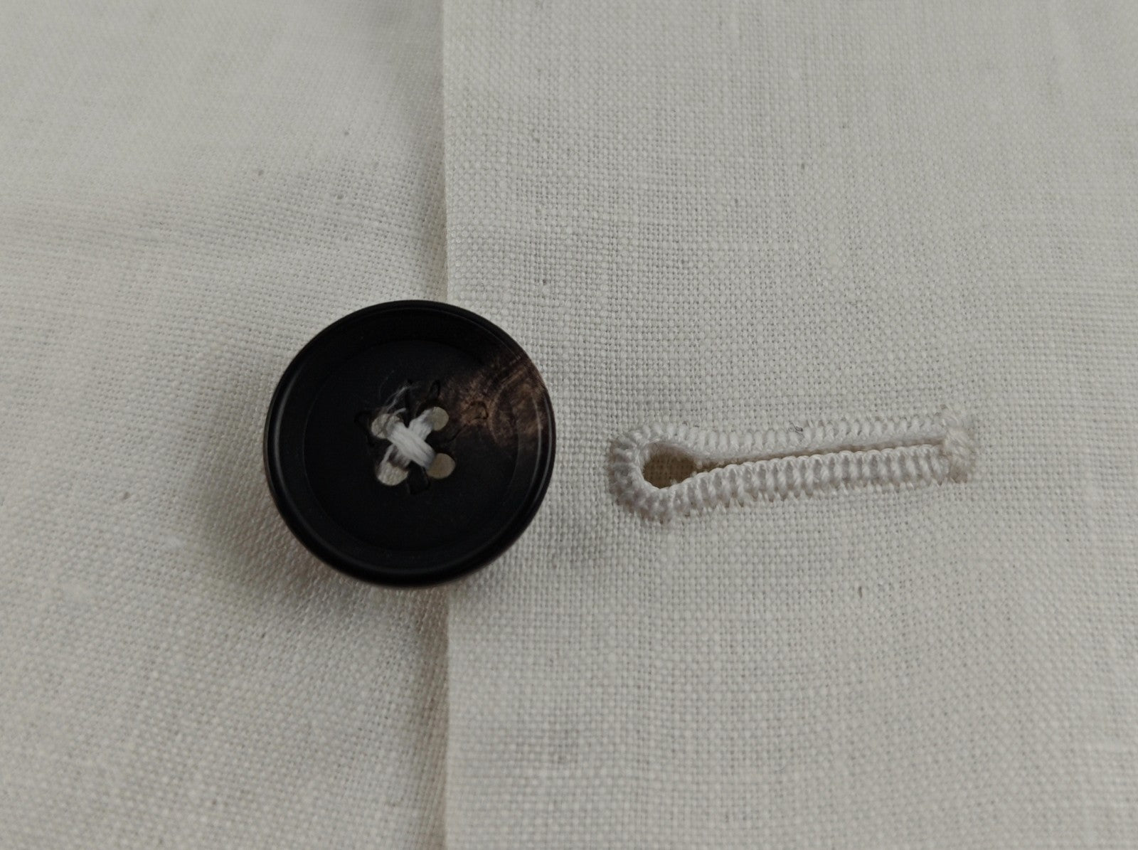 $4200 ISAIA NAPOLI White Jacket Hand-Swen Sport Coat 100% Linen 40 US / 50 EU 8R